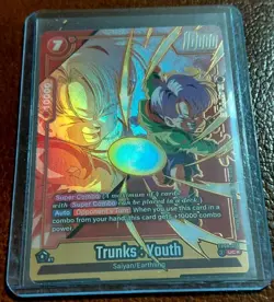 Dragon Ball Z Trunks : Youth FB08-016 Alternate Art Saiyan's Pride English Card - Image 1
