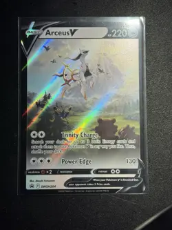 Pokemon SWSH: Sword & Shield Promo Cards #SWSH204 Arceus V - Image 2
