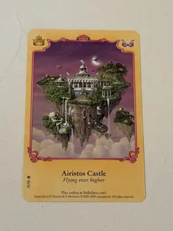 Bella Sara Trading Card - Royalty Series - 51/55 - Airistos Castle - Image 1