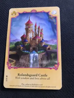 Bella Sara Trading Card - Royalty Series - 53/55 - Rolandsgaard Castle - Image 1