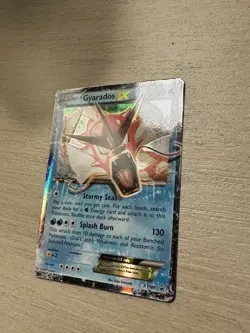 Pokemon Gyarados EX TCG Shiny Holo Black Star Promo Card XY106 LP/NM Condition - Image 2
