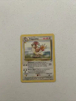 Pokemon TCG Pidgeotto 28/130 Base Set 2 Non-Holo Card LP - Image 1