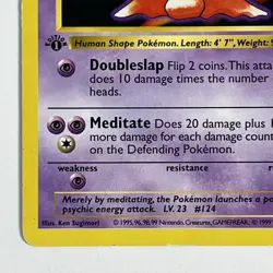 Pokemon Card - Jynx Base Set (Shadowless) 31/102 Uncommon 1st Edition - Image 4