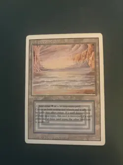 MTG Mox Jet and 4 Underground Sea Dual Lands Revised Played - Image 3