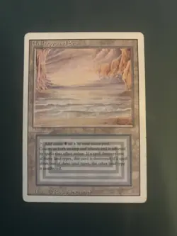 MTG Mox Jet and 4 Underground Sea Dual Lands Revised Played - Image 5