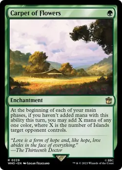 MTG - Carpet of Flowers - Doctor Who - Magic the Gathering - Image 1