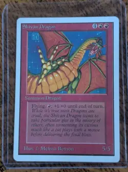 Shivan Dragon Unlimited Edition Regular - Image 1