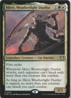 Mirri, Weatherlight Duelist R Commander Masters 347 - LP MTG - Image 1