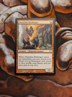 Flamekin Harbinger Planechase HOP MTG Magic the Gathering - Image 1