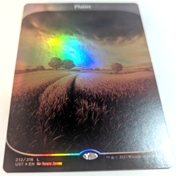 Plains (Foil, Unstable) - Magic the Gathering, Full Art - Image 2