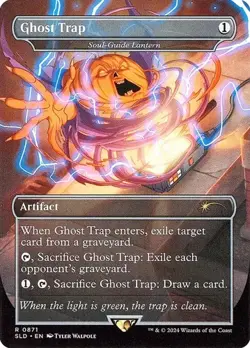 Soul-Guide Lantern "Ghost Trap" - Extended Art SLD NM MTG - Image 1