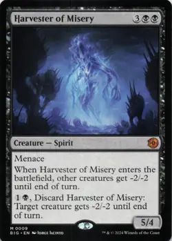 MTG Harvester of Misery Normal NM Outlaws of Thunder Junction OTJ The Big - Image 1