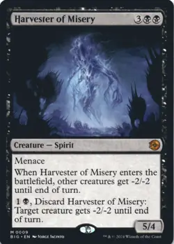 MTG Harvester of Misery Normal NM Outlaws of Thunder Junction: The Big Score Mag - Image 1