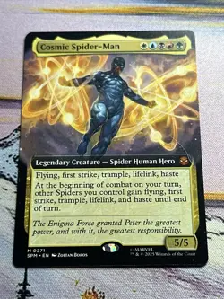Cosmic Spider-Man - Extended Art SPM NM MTG - Image 3