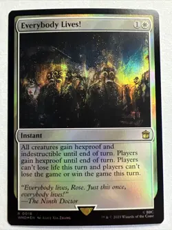 MTG Doctor Who - Everybody Lives! - Foil Rare - Image 1