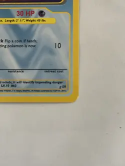 Pokemon funskool card Vintage Abra 2004 Nintendo Creatures India - Image 4