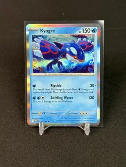 Pokemon TCG Kyogre Holo Rare Mega Evolutions 034/132 Near Mint - Image 1