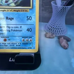 Pokemon Gyarados TCG Holo Card Base Set, Unlimited Rare, 6/102 MP - Image 4