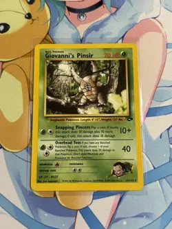 TCG POKEMON GIOVANNI'S PINSIR 24/132 RARE GYM CHALLENGE VINTAGE NM - Image 1