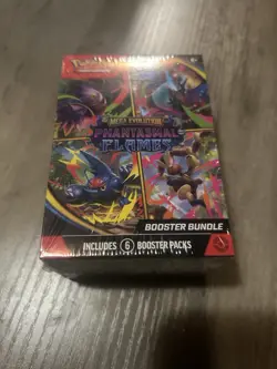 Pokemon TCG Mega Evolution Phantasmal Flames Booster Bundles New Sealed 6 Packs - Image 1