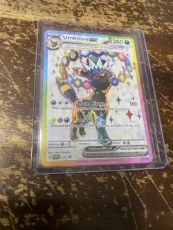 Pokemon Umbreon ex SVP176 Sv: Scarlet & Violet Promo Full Art Holo 2025 TCG SSP - Image 1