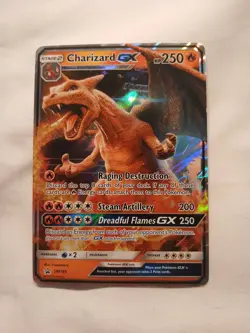 Pokemon 2019 SM Black Star Promo #SM195 Charizard GX NM Condition - Image 2