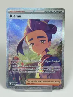 2025 Pokemon Prismatic Evolutions Kieran 174/131 Full Art - Image 1