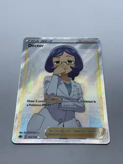 Doctor 190/198 - Sword & Shield - Chilling Reign - Ultra Rare Full Art - Pokemon - Image 2