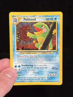 Politoed Holo Rare 8/75 | Neo Discovery (2001) | Vintage WotC Pokemon TCG | LP - Image 2