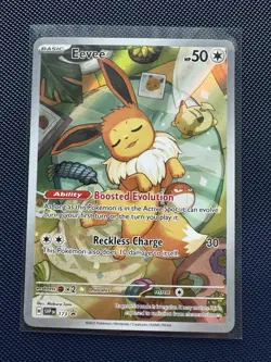 Pokemon TCG - Eevee SVP173 - Scarlet & Violet Promos - Illustration Rare NM - Image 1