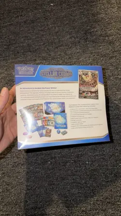 Stellar Crown Pokemon Center Exclusive Elite Trainer Box ETB TCG Factory Sealed - Image 4