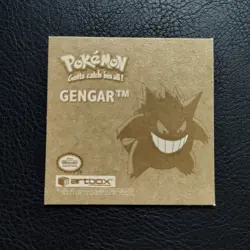 Gengar Artbox 1999 Pokemon Stickers Series 1 Prism Gold Nintendo G02 - Image 2