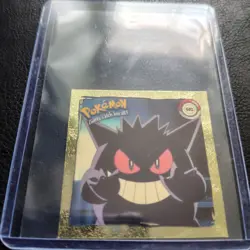 Gengar Artbox 1999 Pokemon Stickers Series 1 Prism Gold Nintendo G02 - Image 3