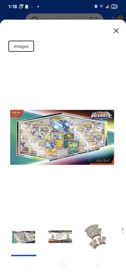 Pokemon Prismatic Evolutions Lucario Ex And Tyranitar Ex Premium Collection - Image 1