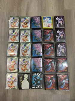Pokemon Elite Trainer Box & Collection Box Sleeves Mixed Lot Of 25 Sealed - Image 1