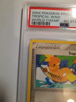 2004 Pokemon Tropical Wind World Championship Promo BlackStar 26 PSA 10 GEM MINT - Image 4