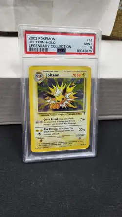 2002 JOLTEON HOLO RARE LEGENDARY COLLECTION POKEMON TCG PSA 9 MINT #14/110 - Image 4