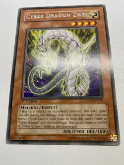 Yu-Gi-Oh! CYBER DRAGON ZWEI Rare 1st Edition ABPF-EN035 HP - Image 1
