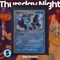 2007 POKEMON WORLD CHAMPIONSHIPS DECKS (TIM ROOS) #110 VAPOREON EX - Image 1