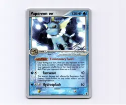 Vaporeon ex 110/113 World Championship 2007 Tom Roos Deck Non-Holo Pokemon TCG - Image 1