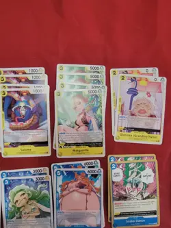 One Piece TCG Custom Blue/Yellow Boa Hancock Deck Ready to Play Kuja Pirates - Image 5