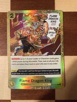 One piece Tcg Flame Dragon King ST13-017 Ultra Deck: The Three Brothers Foil - Image 1