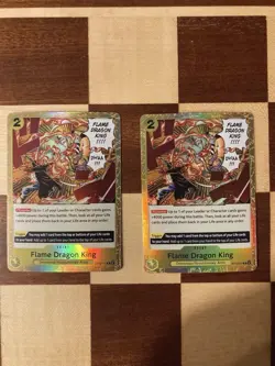 One piece Tcg Flame Dragon King ST13-017 Ultra Deck: The Three Brothers Foil - Image 2