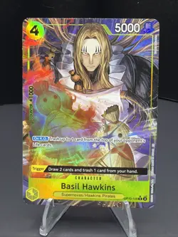 One Piece TCG PRB-02 The Best Vol. 2 Basil Hawkins Alternate Art OP10-109 - Image 1