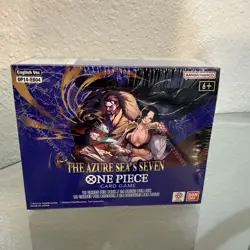 ONE PIECE THE AZURE SEA'S SEVEN BOOSTER BOX OP14 ENGLISH Sealed w/ Dash Pack - Image 2