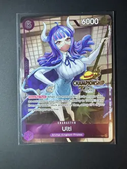 One Piece TCG Ulti P-077 CS CHAMPIONSHIP EVENT PACK PROMO NM - Image 1