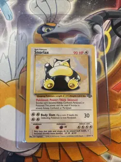 Snorlax 27/64 Jungle Set Non-Holo Rare Pokemon TCG Card Vintage - Image 1