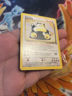 Snorlax 27/64 Jungle Set Non-Holo Rare Pokemon TCG Card Vintage - Image 4