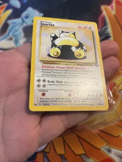 Snorlax 27/64 Jungle Set Non-Holo Rare Pokemon TCG Card Vintage - Image 5