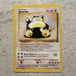 Snorlax 27/64 Pokemon Card TCG Jungle Set Non Holo Rare - Image 1